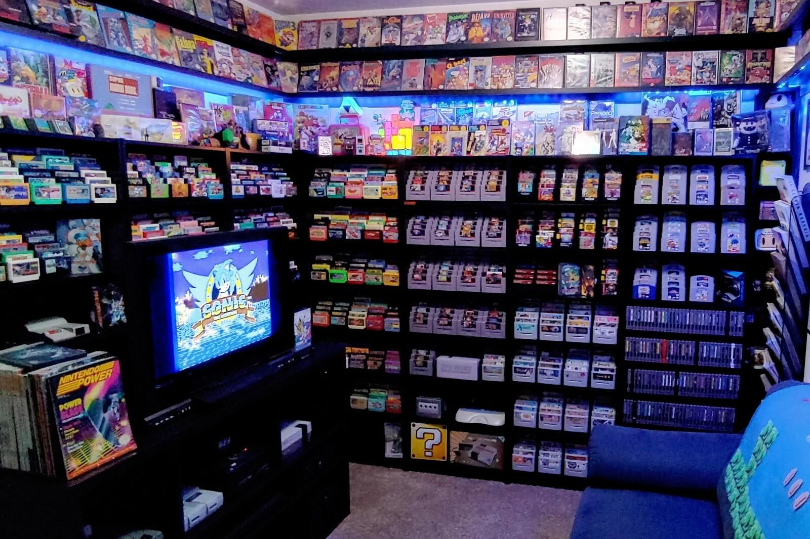 Retro game collection