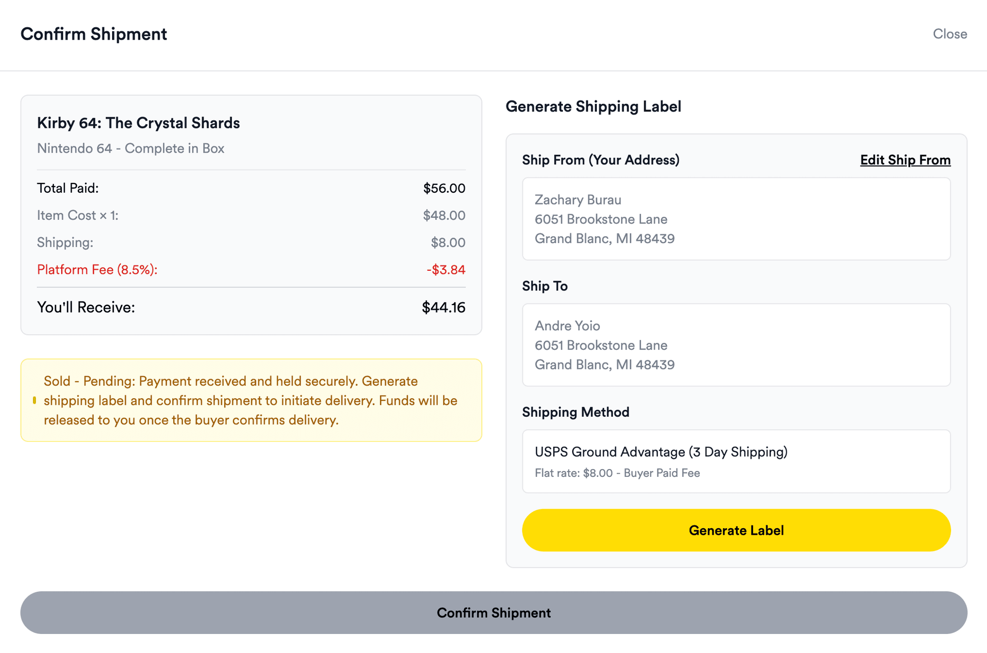 Secure Escrow for Your Protection